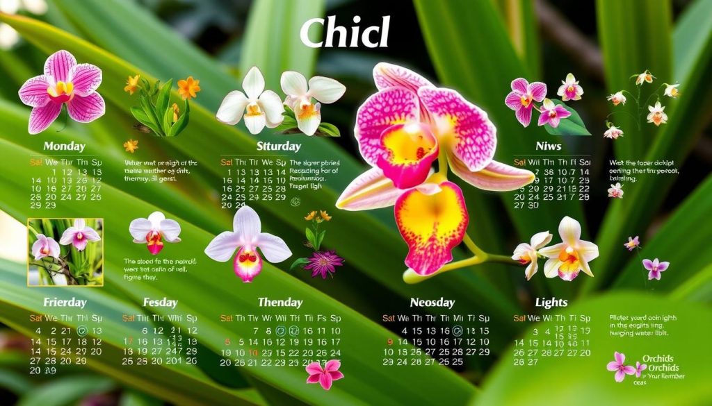 Orchid Care and Maintenance Calendar