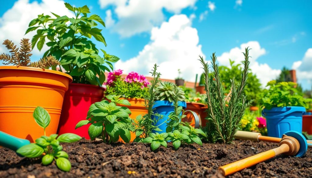 Planting Herbs