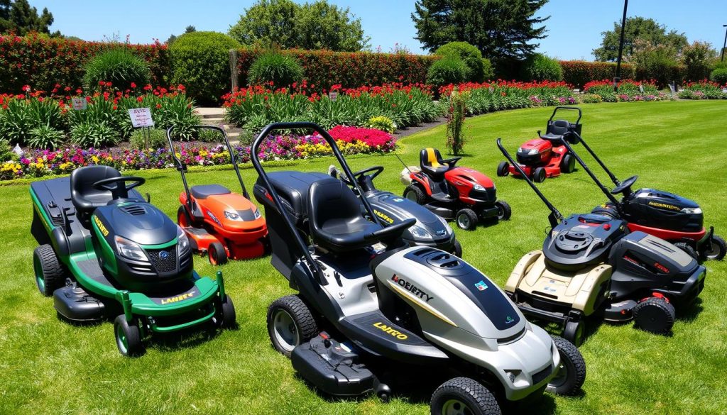 self-propelled lawn mowers